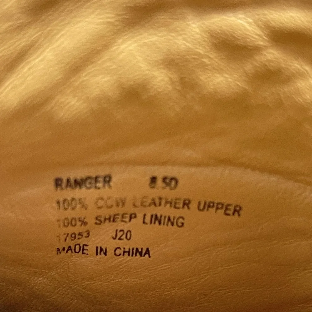Polo Ralph Lauren Ranger Boots Men 8.5 Brown Leather Polo Country Ankle Buckle‎